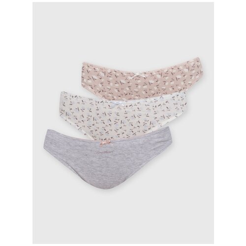 фото Твое набор трусов слипы низкой посадки, 3 шт., размер l, мультицвет