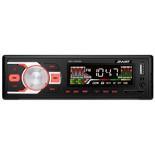 Ресивер-USB Swat MEX-1025UBA 4x50вт MP3, USB, SD, 2RCA