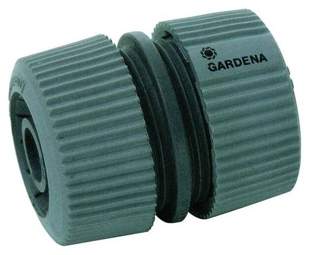 Муфта ремонтная Gardena 02932-29.000.00 Д. вх.1/2" Д. вых.1/2" серый