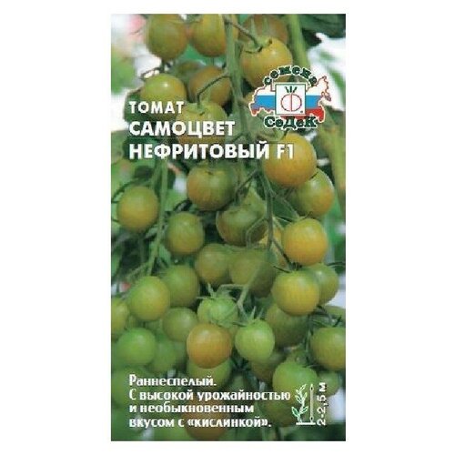 Семена Томат Самоцвет нефритовый F1 0,05г для дачи, сада, огорода, теплицы / рассады в домашних условиях томат самоцвет нефритовый f1 0 05г индет ранн седек 10 ед товара