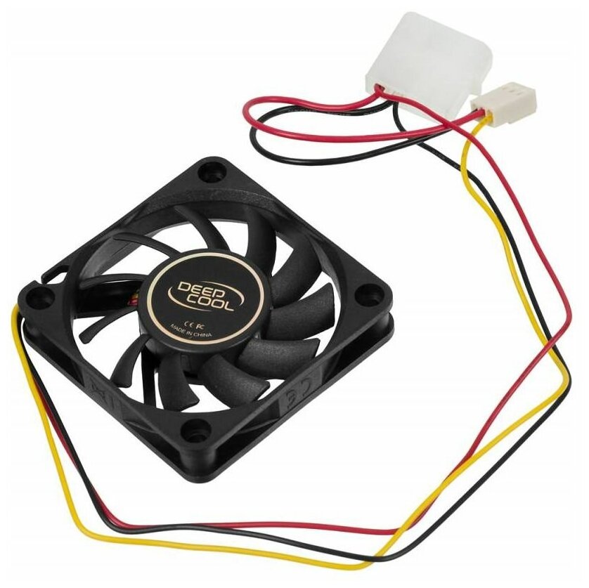 Вентилятор для корпуса Deepcool XFAN 60 60x60x12 3pin+4pin (molex) 24dB 30g - фотография № 6