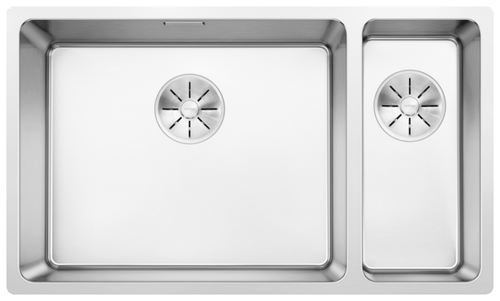 Врезная кухонная мойка 44х74.5см, Blanco Andano 500/180-U L InFino, нержавеющая сталь зеркальная полировка