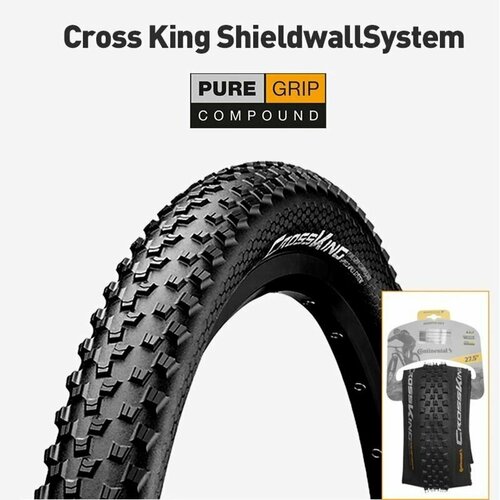 фото Покрышка для велосипеда continental cross king performance mtb folding - 27.5 x 2,20 (складной борт) нет бренда