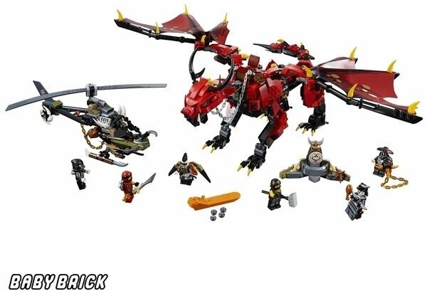 Конструктор LEGO NinjaGo Перворожденный дракон (LEGO 70653)