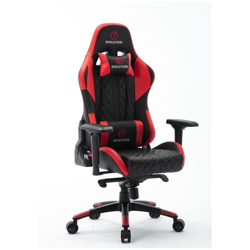 Компьютерное кресло Evolution Racer Black-Red