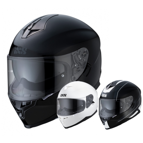 фото Шлем интеграл ixs hx 1100 1.0, глянец, черный, размер xxl