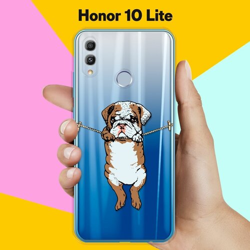 Силиконовый чехол Бульдог на Honor 10 Lite