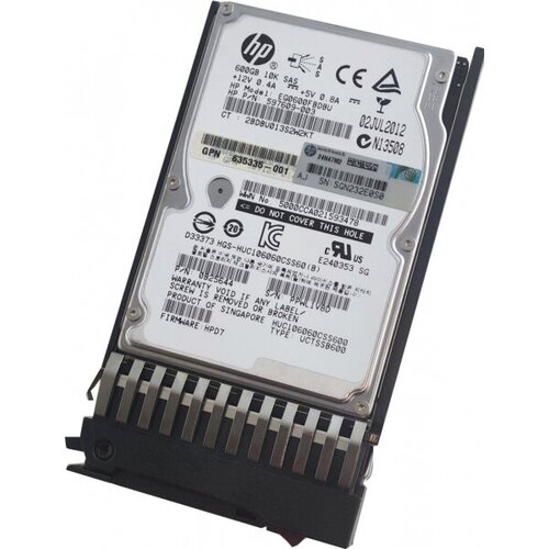 Жесткий диск HP 613922-001 600Gb SAS 25 HDD 2916500₽