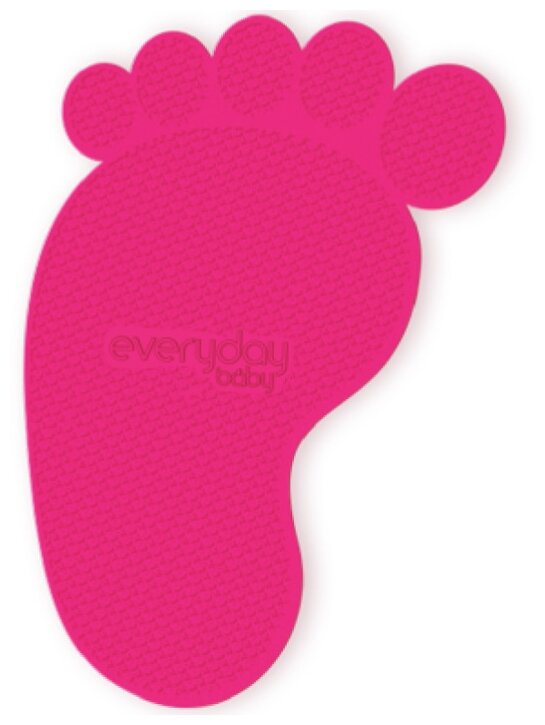 Everyday Baby Коврик для ванной с индикатором температуры, розовый - фото №2