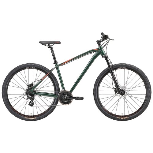 фото Горный (mtb) велосипед welt raven 2.0 hd 27 (2023) dark green 18" (требует финальной сборки)