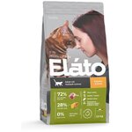 ЭЛАТО Elato Holistic корм для взрослых кошек с курицей и уткой / для выведения шерсти, 1,5кг - изображение