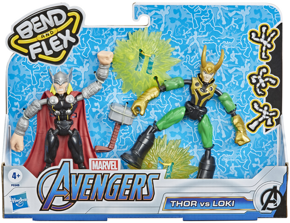 Avengers Hasbro 2 фигурки 15 см Бенди Тор и Локи F02455L0