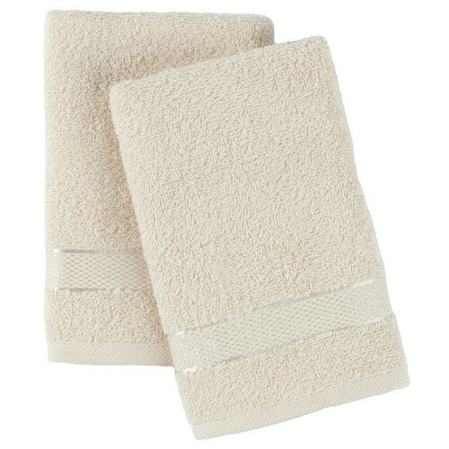 Тейковский ХБК Комплект из 3х махровых полотенец (30х70;50х90;70х130) «Унисон» Ritz светло-бежевый