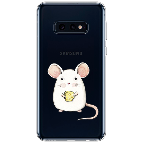 Силиконовый чехол на Samsung Galaxy S10E / Самсунг Галакси S10E Мышка, прозрачный силиконовый чехол на samsung galaxy s10e самсунг галакси s10e прозрачный