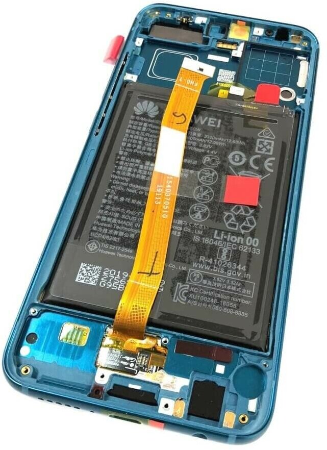 Дисплей для Huawei Honor 10 в сборе с тачскрином Черный (без отпечатка пальцев) — фото 1
