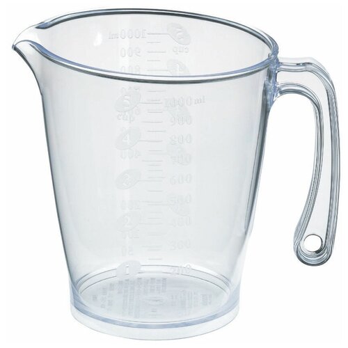 Стакан мерный Inomata 1000мл, 12.5 см, прозрачный