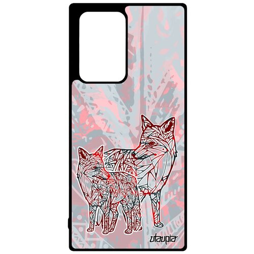 фото Чехол на мобильный galaxy note 20 ultra, "лиса" лисица тайга utaupia