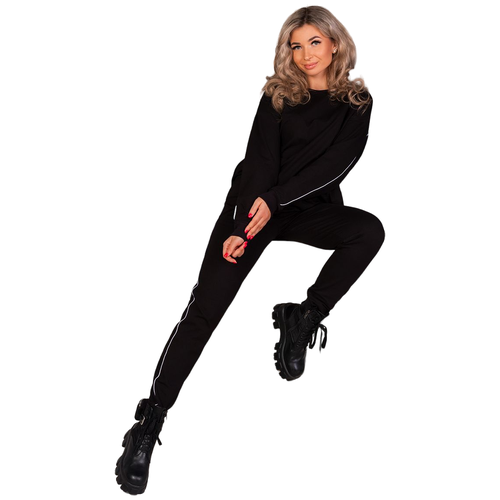 фото Женский костюм повседневный мега-1 белый 52 футер brosko