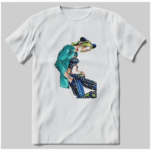фото Футболка с принтом jojo green hair brut-shop