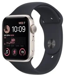 Умные часы Apple Watch SE (2022) 44мм Starlight MNJX3AE/A - фото №2