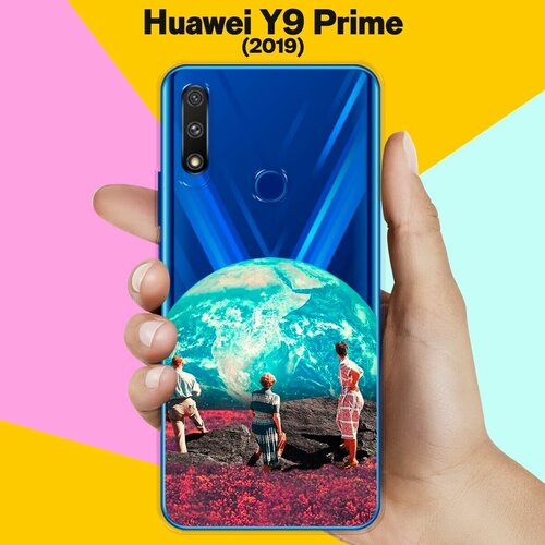 Силиконовый чехол на Huawei Y9 Prime 2019 Вид на Землю / для Хуавей У9 Прайм 2019