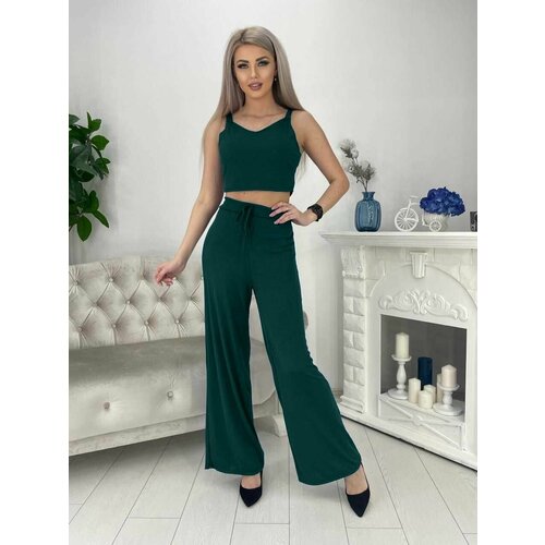 фото Костюм, размер 44, зеленый нет бренда