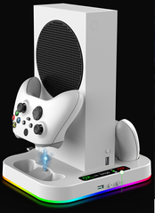 Многофункциональный стенд VOLFOX с зарядкой и RGB подсветкой для Xbox series S, XBS-210