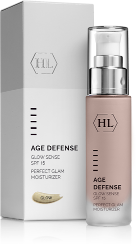 Holy Land AGE DEFENSE Glow Sense SPF 15 (Увлажняющий крем с солнцезащитным и декоративным эффектом для всех типов кожи), 50 мл