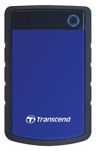 Внешний жесткий диск TRANSCEND StoreJet 1TB, 2.5", USB 3.0, синий, TS1TSJ25H3B