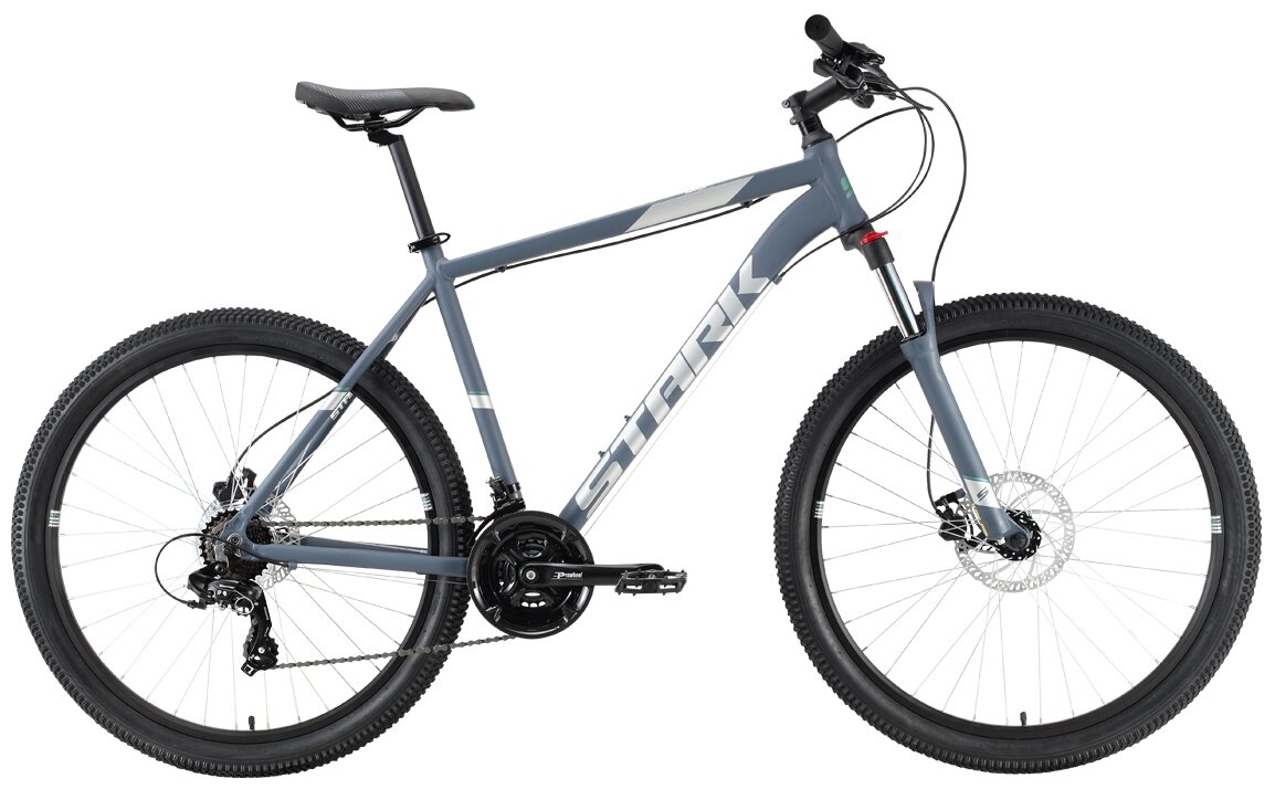 Горный (MTB) велосипед STARK Hunter 27.2 HD (2021) серый 16" (требует финальной сборки)