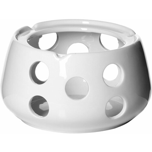 Подставка для подогрева чайника Kunstwerk 110х110х70мм, фарфор, белый