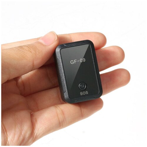 Магнитный GSM/GPS трекер-маяк GF-09 для отслеживания собак, детей, автомобилей с приложением на телефон (android и ios)