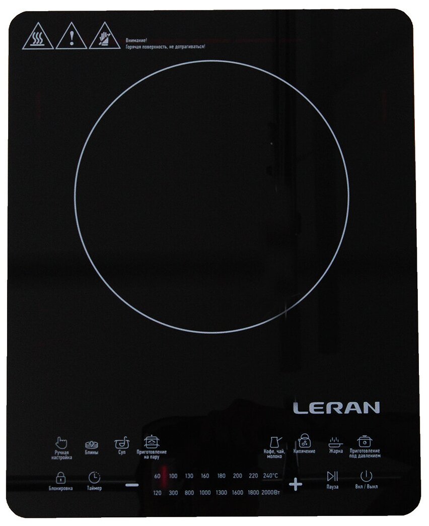 фото Настольная плита LERAN ITC 108 SL