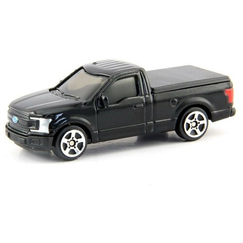 Машинка металлическая Uni-Fortune RMZ City 1:64 Ford F150 2018 (цвет черный) внедорожник rmz city ford f150 2018 554045 1 32 15 см черный