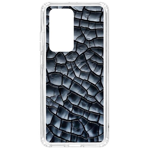 фото Чехол на huawei p40 pro kruche print cracks кruче