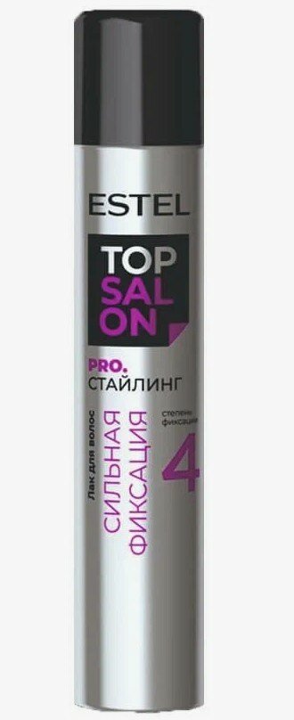 Лак для волос ESTEL TOP SALON PRO. стайлинг, Сильная фиксация 400 мл