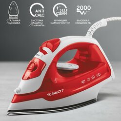 Утюг SCARLETT SC-SI30S08 красный