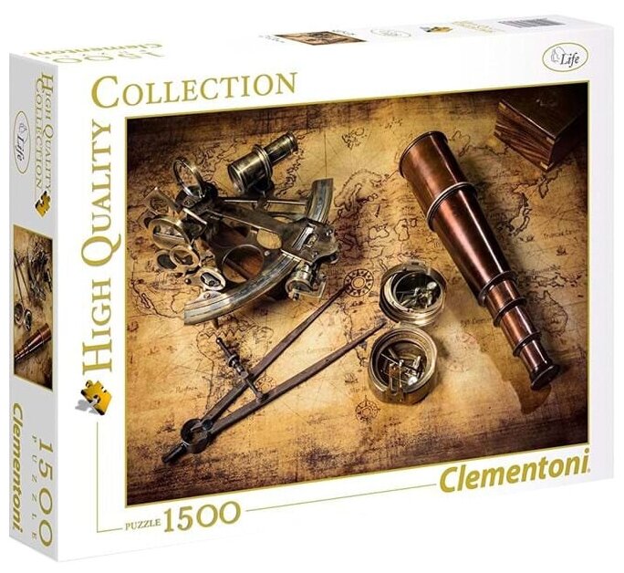 Пазл Clementoni 1500 деталей: Курс на сокровища