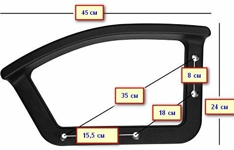 Подлокотники для кресла "Классические" 2шт.(левый/правый)