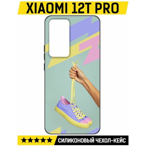 Чехол-накладка Krutoff Soft Case Кроссовки женские Цветные для Xiaomi 12T Pro черный чехол накладка krutoff soft case кроссовки женские цветные для xiaomi 13 lite черный