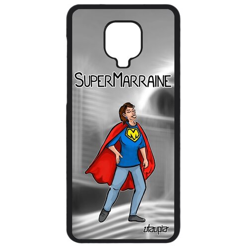 фото Чехол на xiaomi redmi note 9s, "суперкрестная" смешной супергерой utaupia
