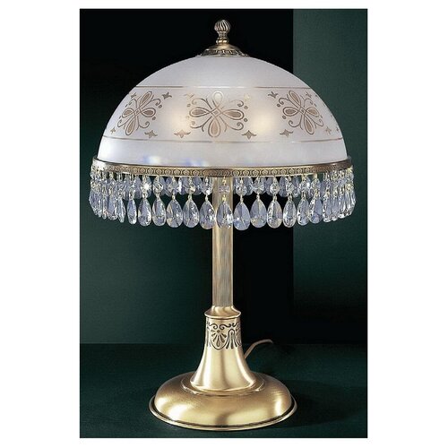 Лампа декоративная Reccagni Angelo P 6000 G, E27, 100 Вт, цвет арматуры: бронзовый, цвет плафона/абажура: золотой