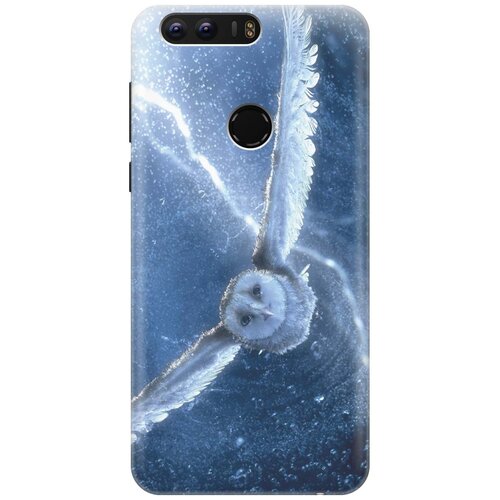 фото Cиликоновый чехол сова в полёте на honor 8 / хонор 8 re:pa