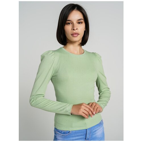 фото Футболка с длин.рукавом твое 75177 размер xs, зеленый, women