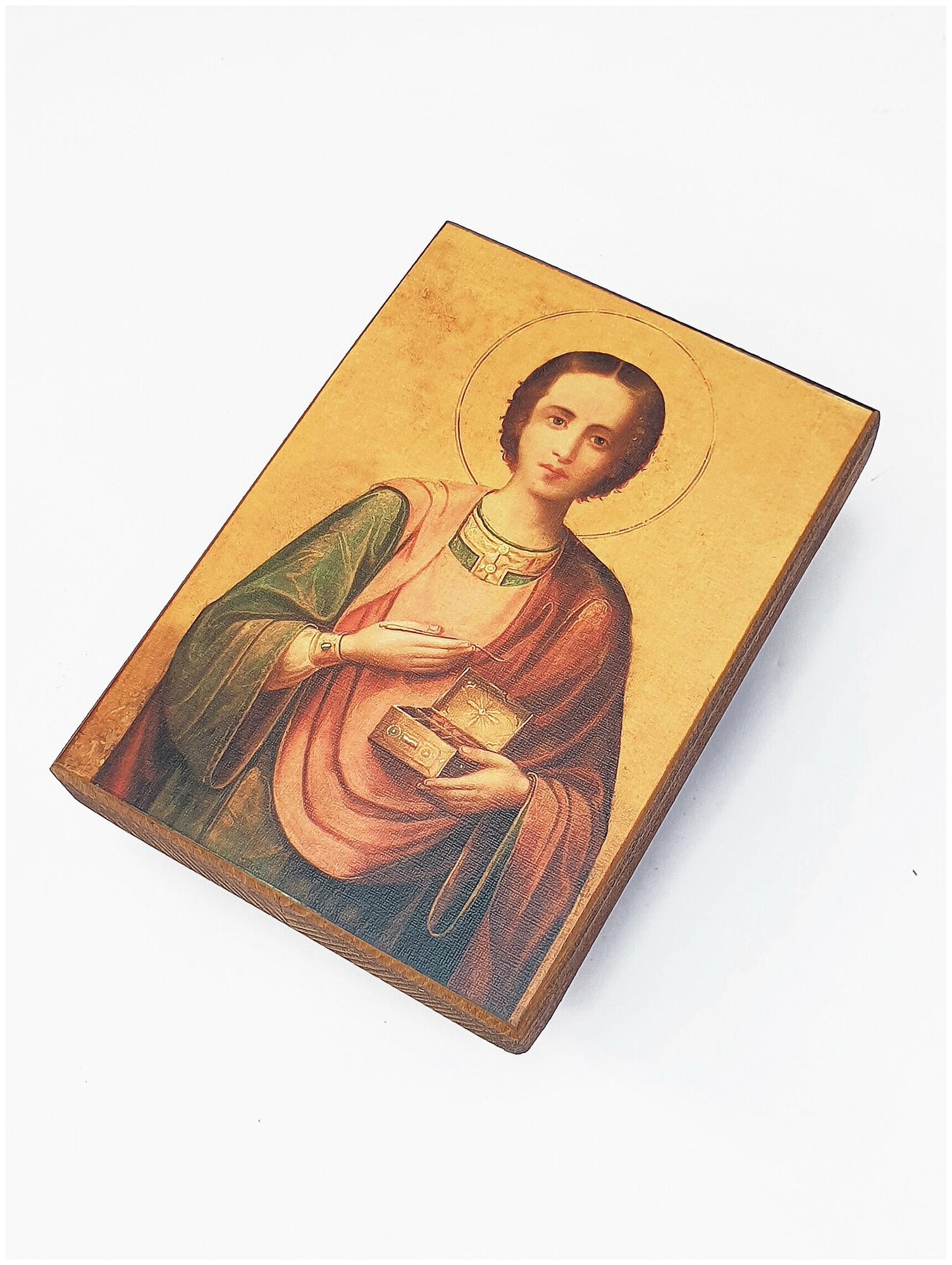 Икона "Святой Целитель Пантелеймон", размер иконы - 10x13