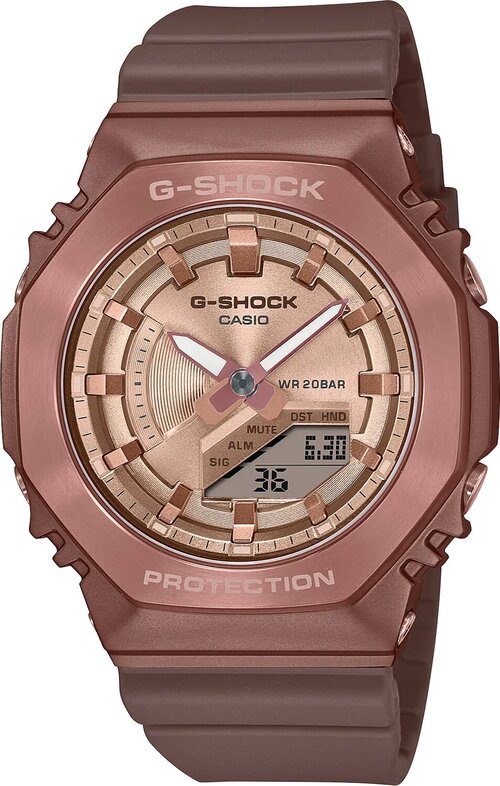 Наручные часы CASIO G-Shock, золотой, коричневый