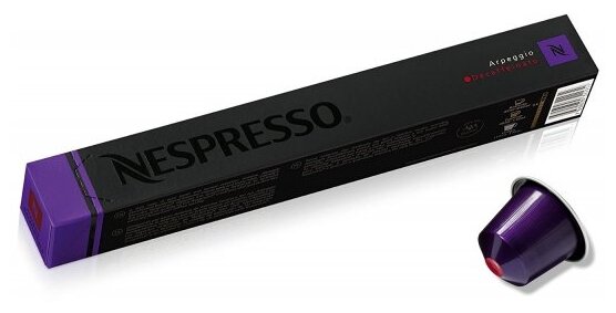 Кофе в капсулах Nespresso Ispirazione Firenze Arpeggio Decaffeinato без кофеина, 10 кап. в уп. - фотография № 3