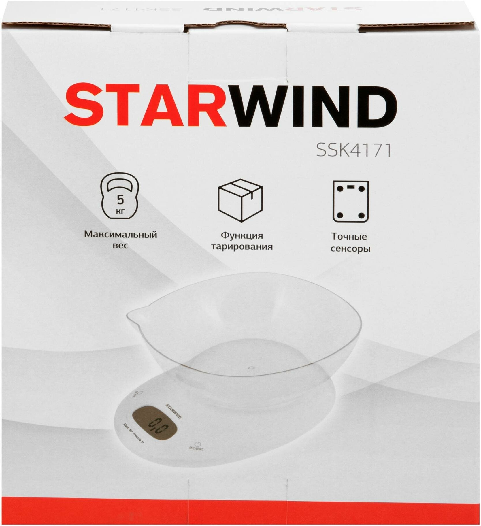 Весы кухонные электронные Starwind макс.вес:5кг белый - фото №13