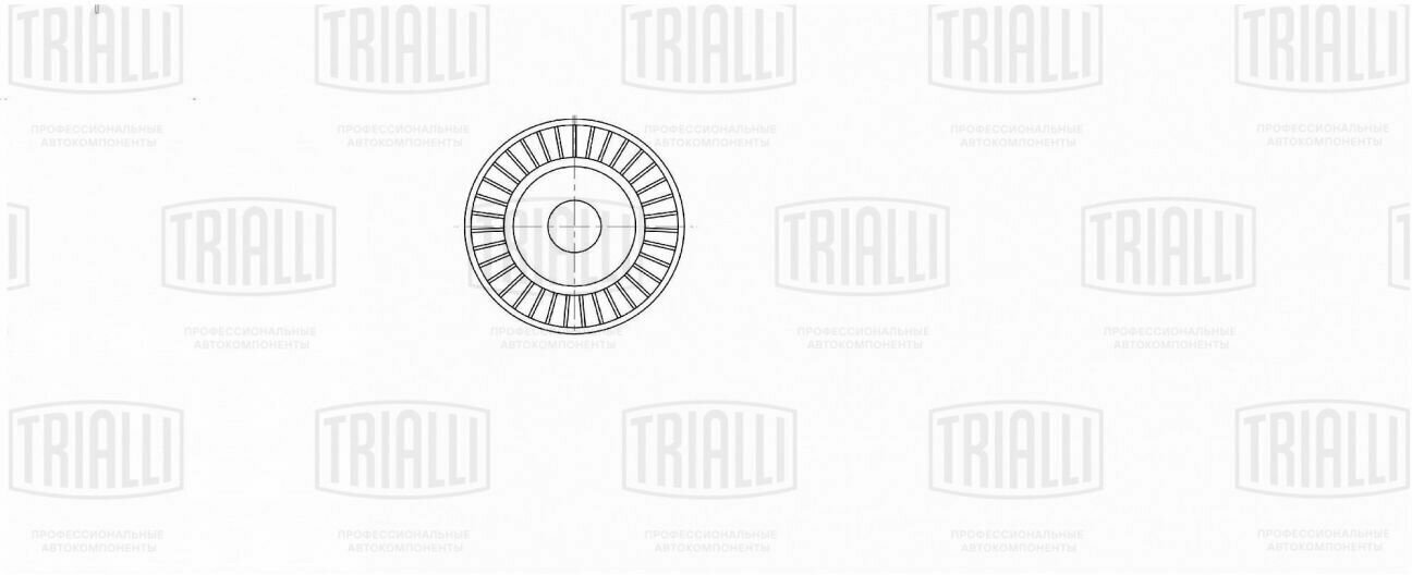 Ролик привод. ремня для а/м Mercedes A-Class (W168) (98-) 1.6i/1.7i/1.9i (только ролик) (CM 5110), TRIALLI CM5110