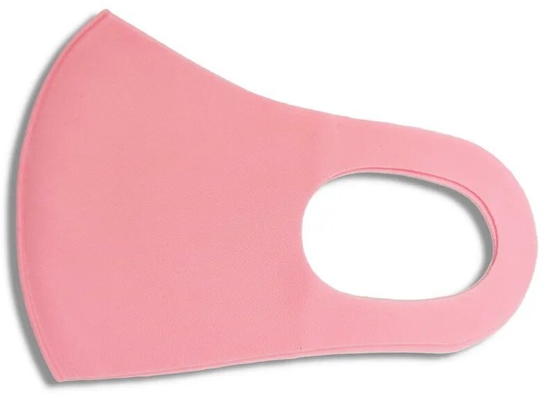 Повязка на лицо Fashion Mask, маска защитная, неопреновая, стильная маска, розовая 2 шт.